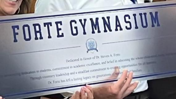 Valley View Gym Named After Forte, Former Superintendent of Schools; Cullis becomes New Superintendent
